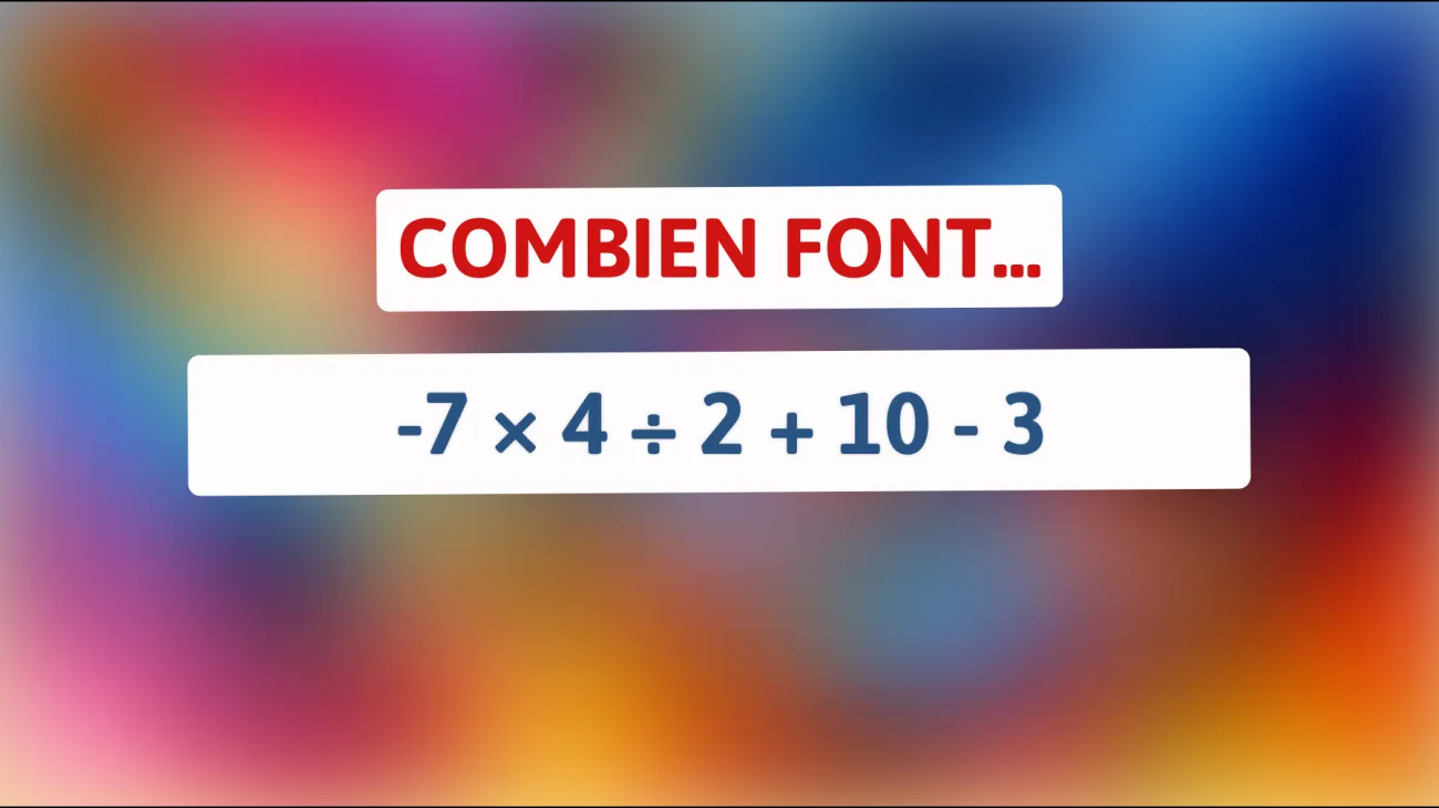Défis mathématiques : seuls les génies peuvent résoudre cette équation en quelques secondes !êtes-vous l'un d'eux ?"